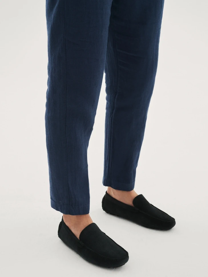 Kazar Men's Black Moccasins