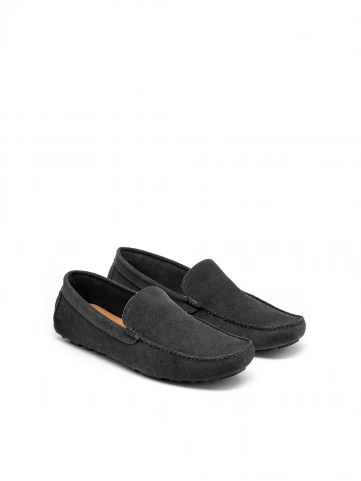Kazar Men's Black Moccasins