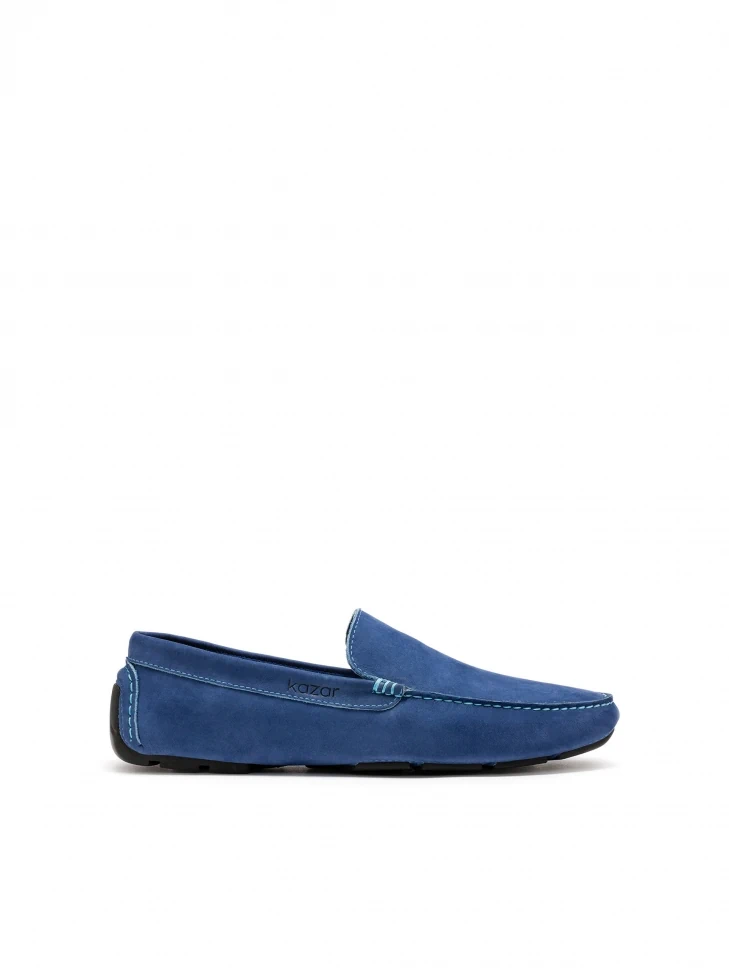 kazar Men's blue moccasins