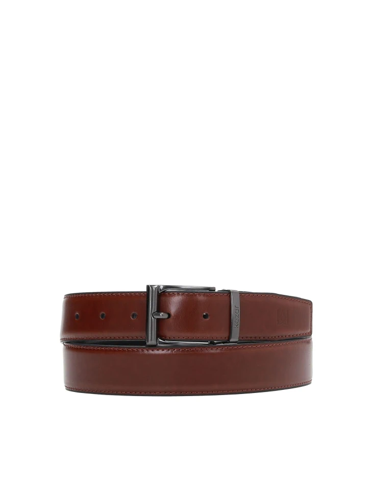 Kazar Men's Brown And Black Reversible Belt