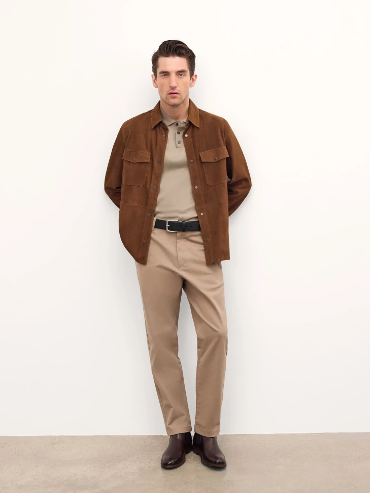 Kazar Men’s Brown Leather Slip-on Chelsea Boots