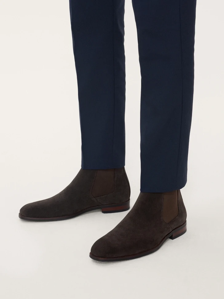 Kazar Men’s Brown Suede Chelsea Boots