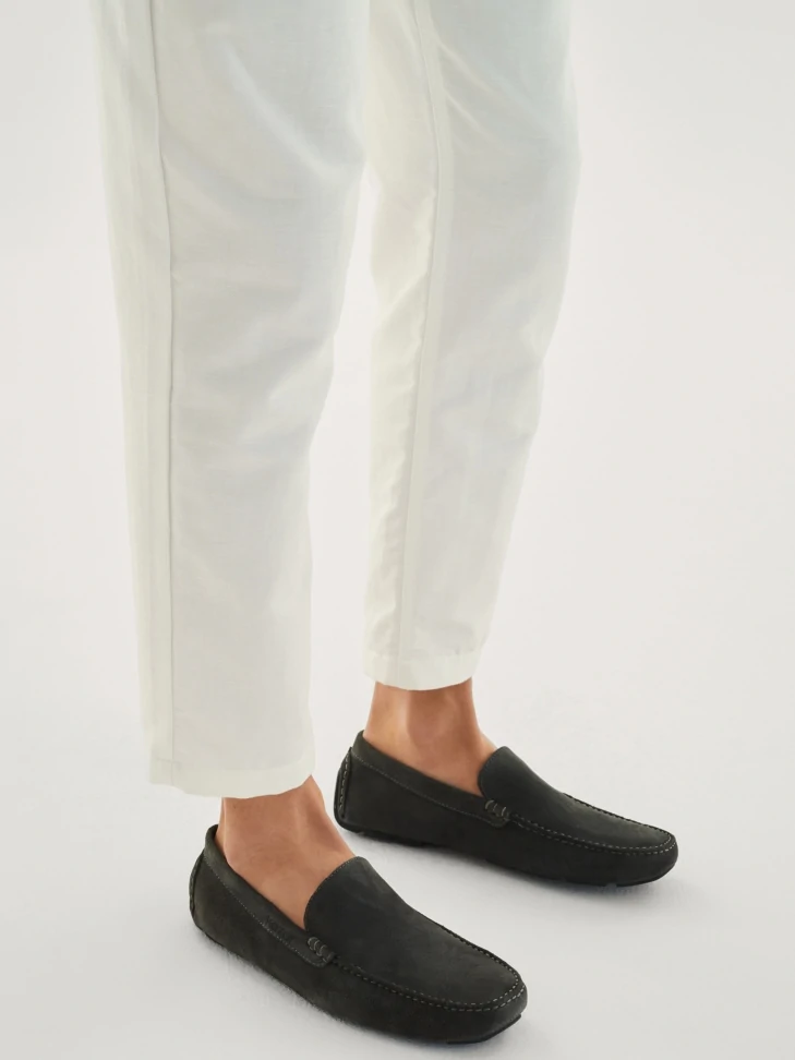 Kazar Men's Graphite Moccasins