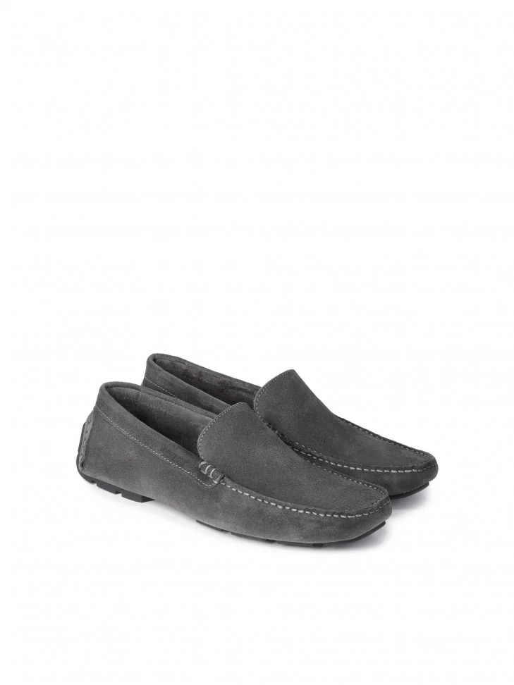 Kazar Men's Graphite Moccasins