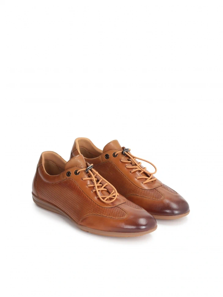 Kazar Men’s Leather Shoes With Perforations