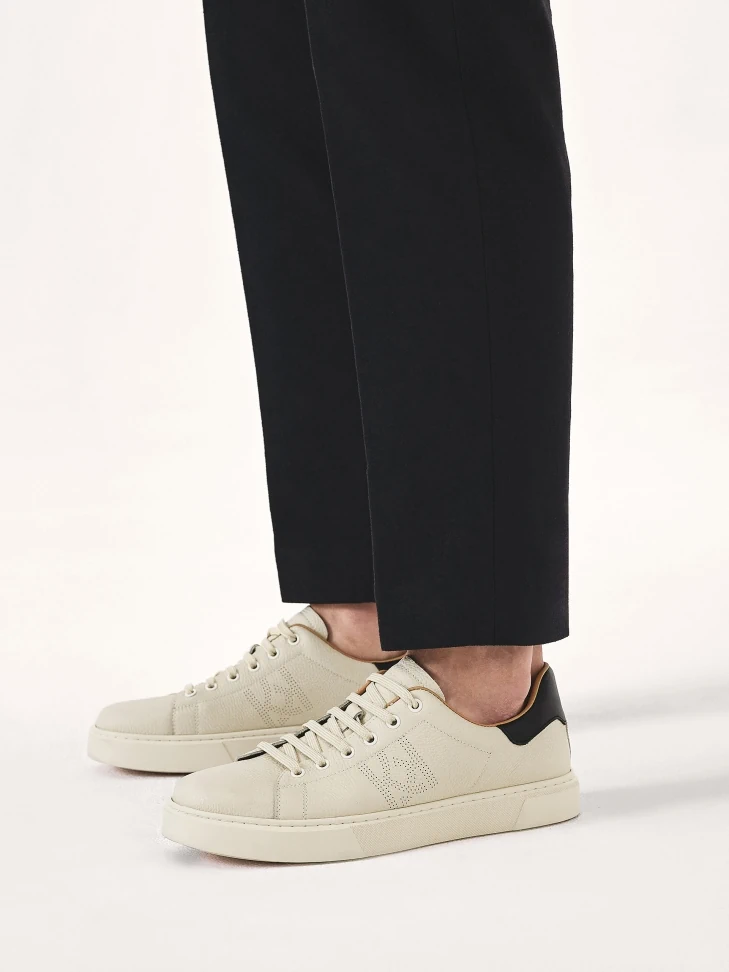 Kazar Men's Leather Shoes With Perforations