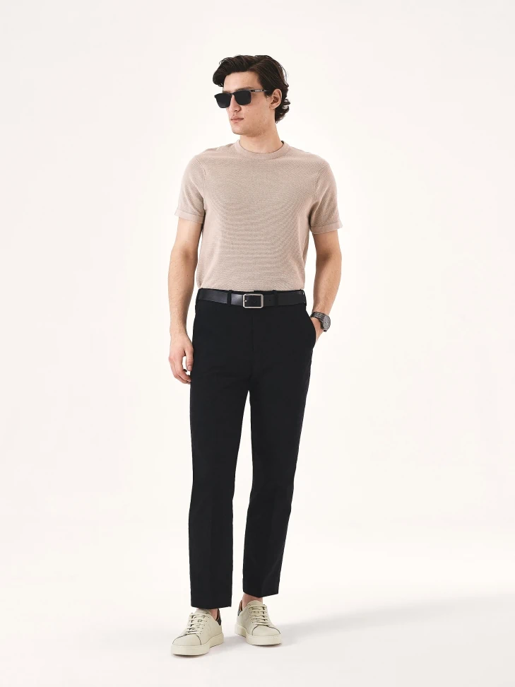 Kazar Men's Leather Shoes With Perforations