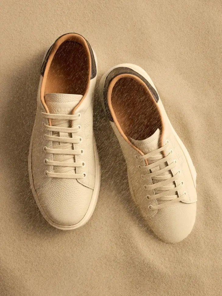 kazar Men's leather shoes with perforations