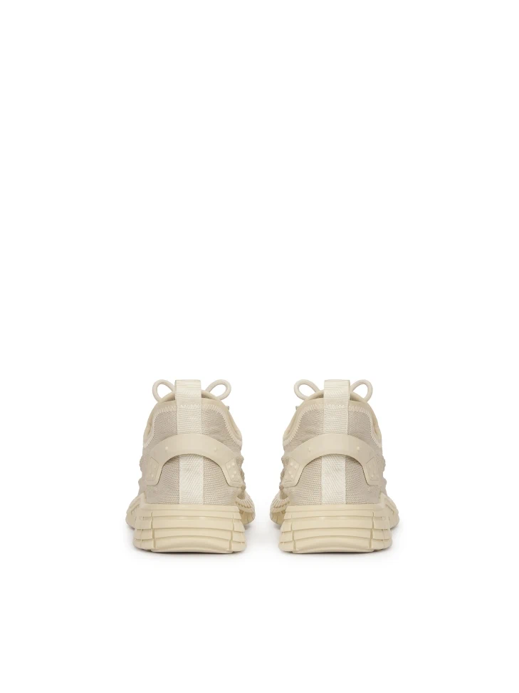 Kazar Men’s Light Fabric Beige Sneakers