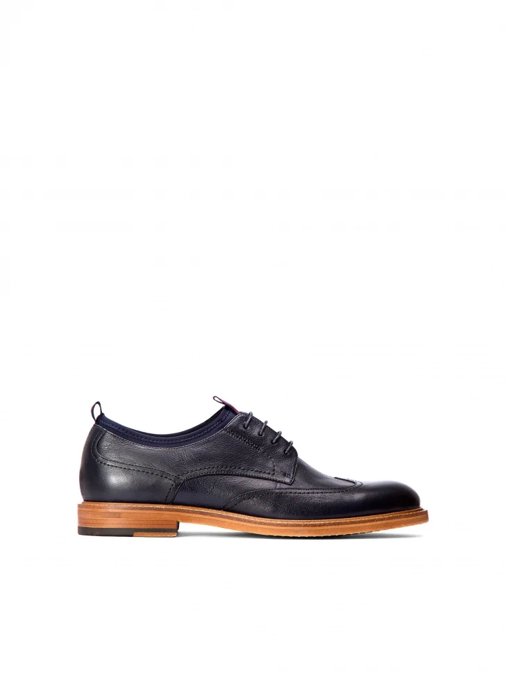 kazar Men's navy blue Derby shoes