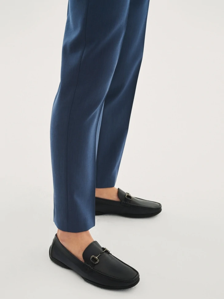 Kazar Men's Navy Blue Moccasins