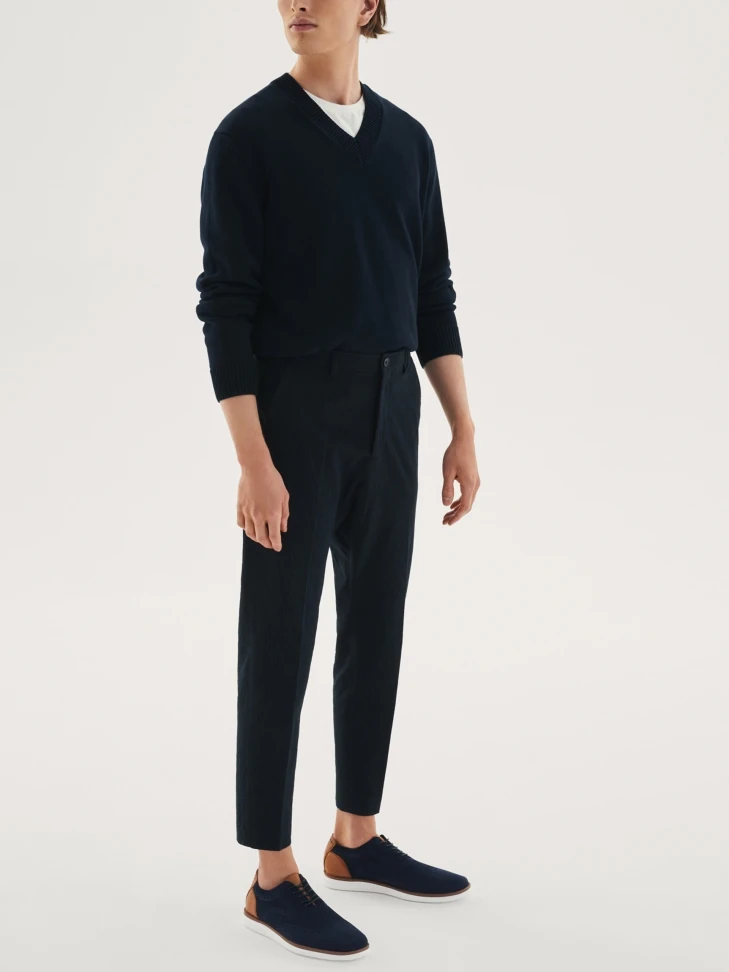 Kazar Men's Navy Blue Shoes