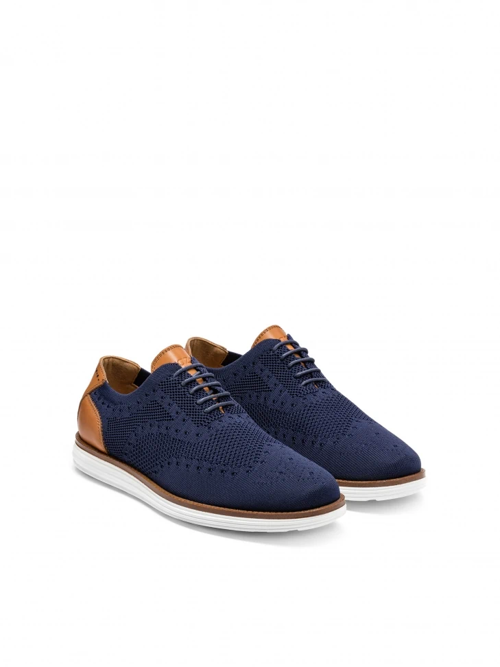 Kazar Men's Navy Blue Shoes