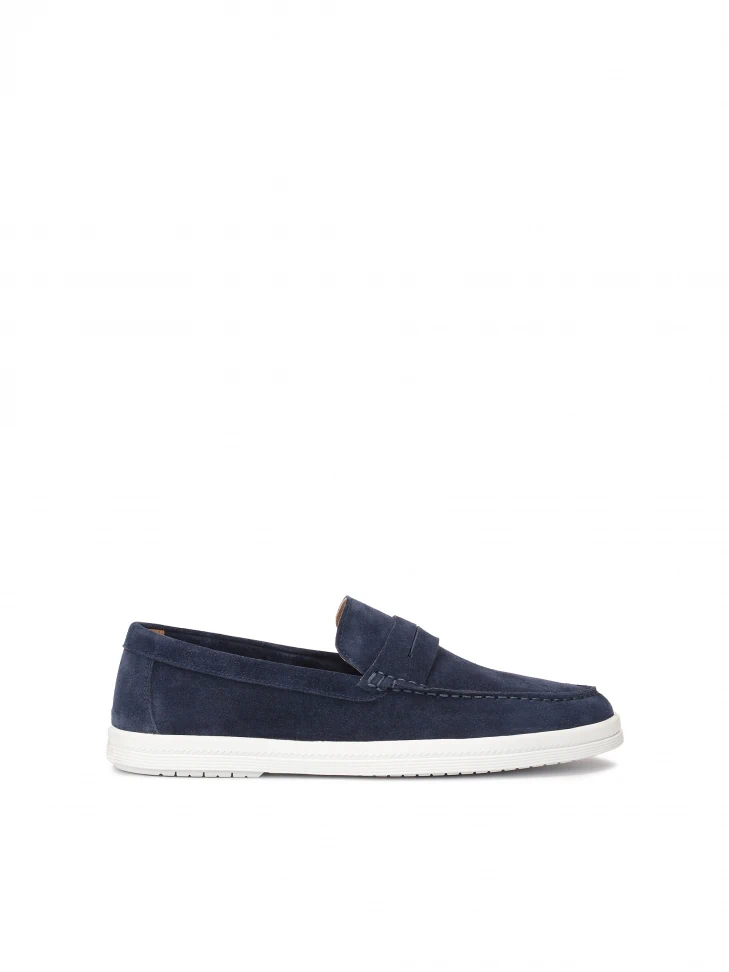 kazar Men's slip on navy blue sneakers