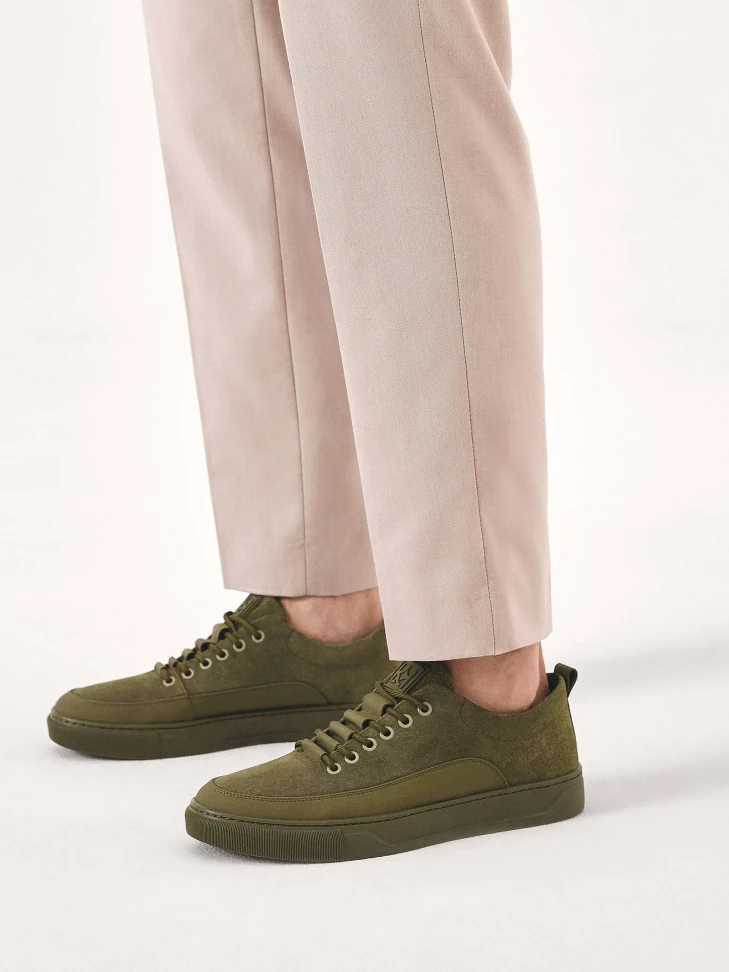 Kazar Men's Sneakers In Khaki Color