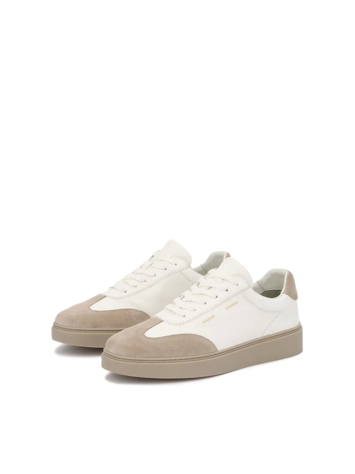 Kazar Men's Suede And Leather Sneakers