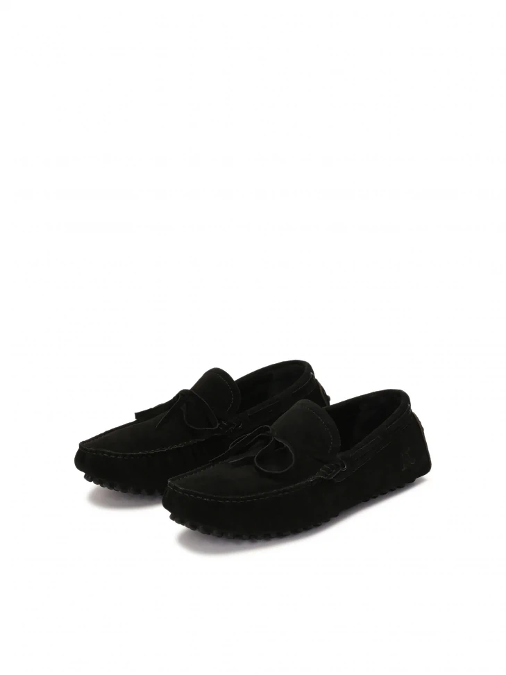 Kazar Men's Suede Moccasins On A Lugged Sole