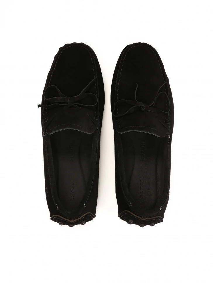 Kazar Men's Suede Moccasins On A Lugged Sole