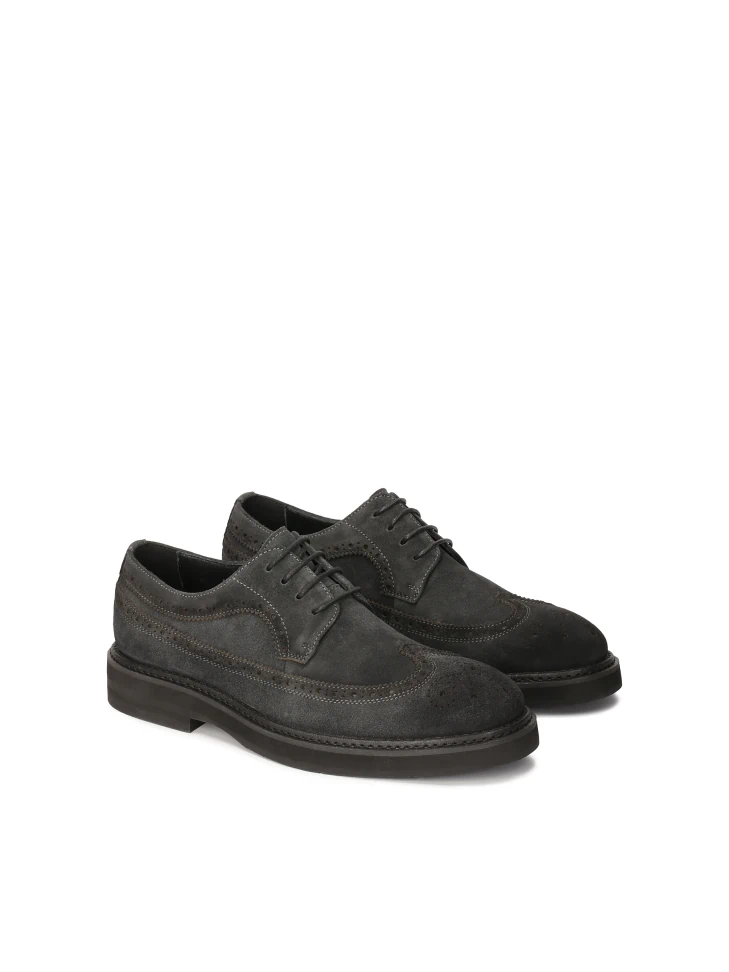 Kazar Men's Suede Shoes With Decoration