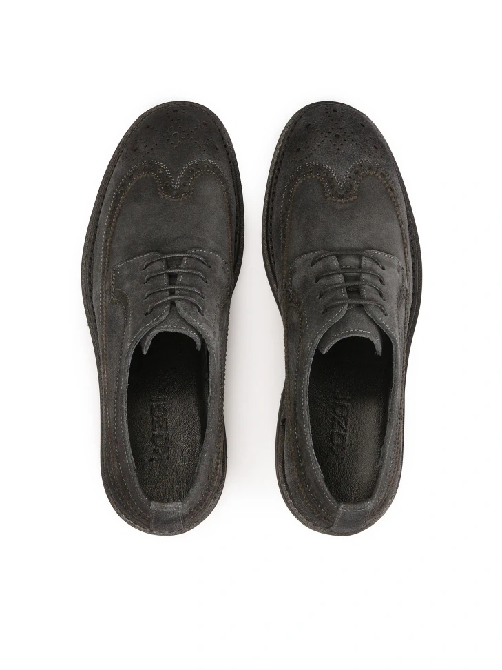 Kazar Men's Suede Shoes With Decoration