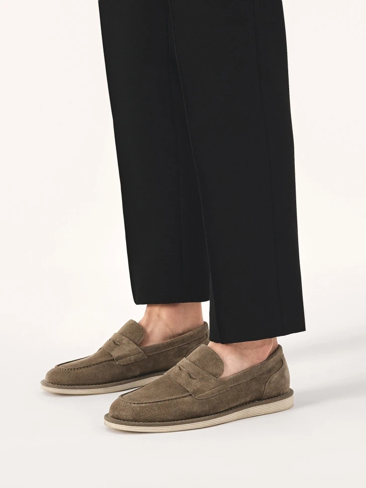 Kazar Men's Suede Slip-on Shoes