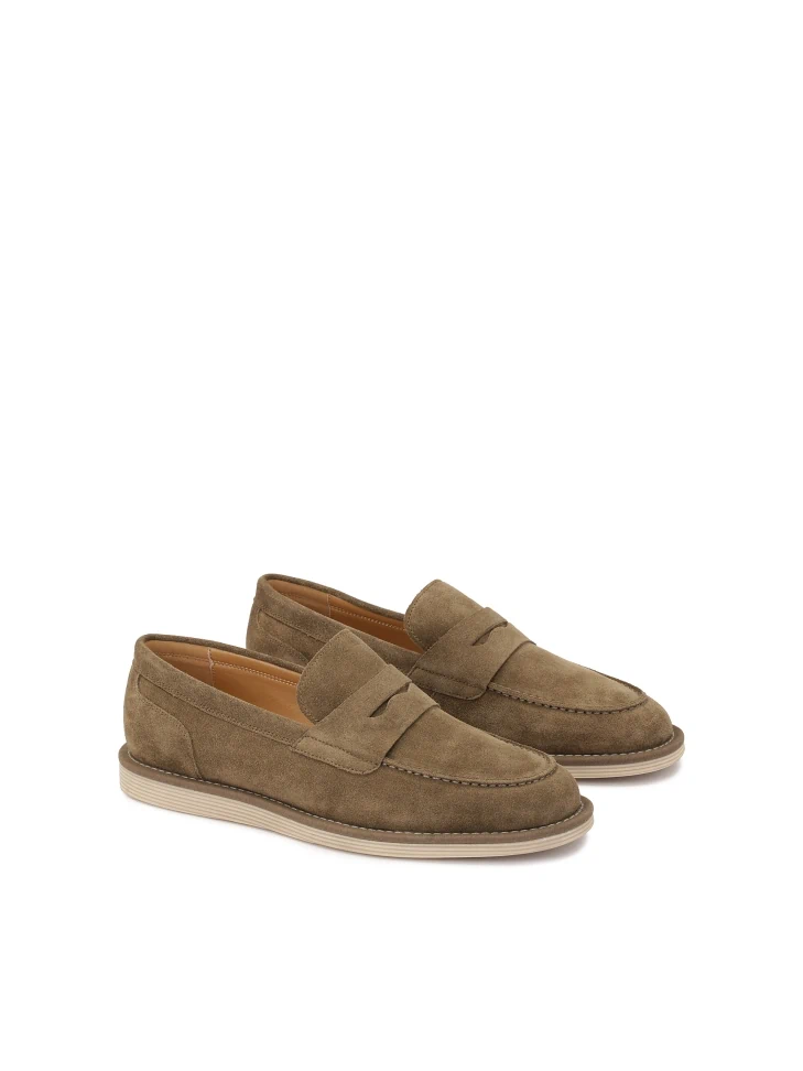 Kazar Men's Suede Slip-on Shoes