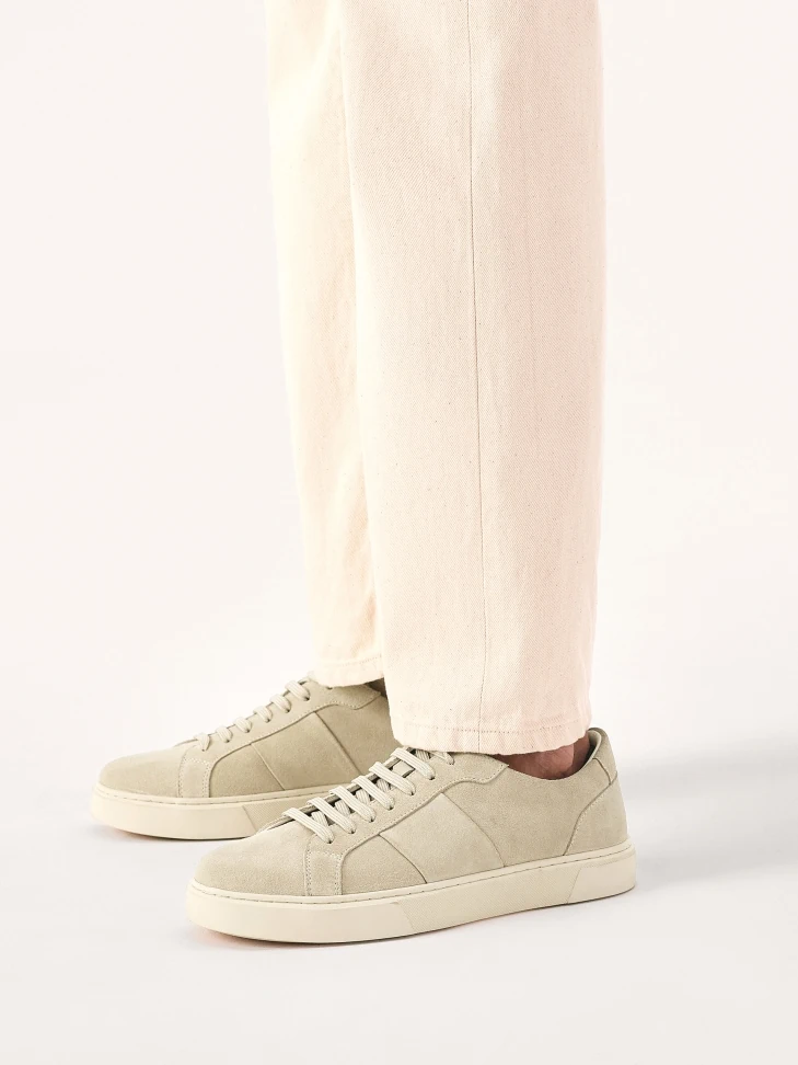 Kazar Men's Suede Sneakers In Smart Casual Style