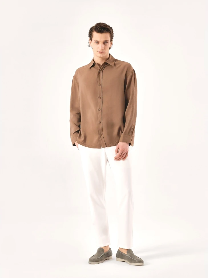 Kazar Men's Suede Taupe Casual Shoes