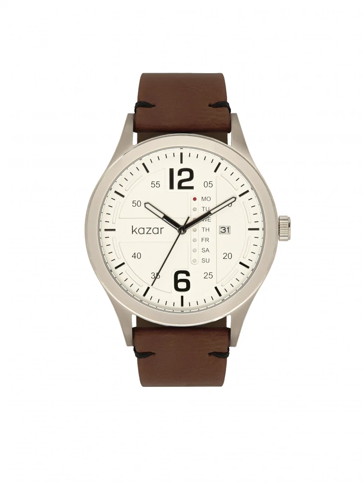 kazar Men's watch on a brown leather strap