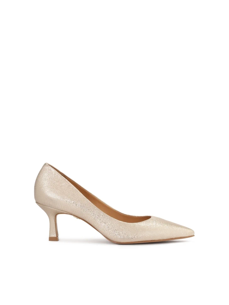 kazar Metallic leather wedding pumps
