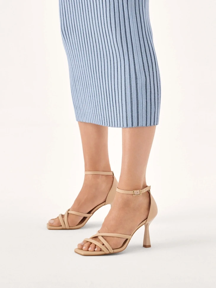 Kazar Minimal Style Beige Sandals