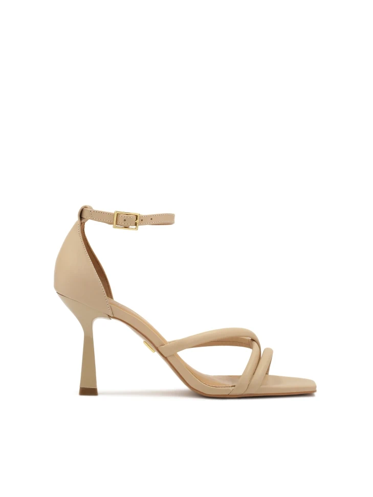 kazar Minimal style beige sandals