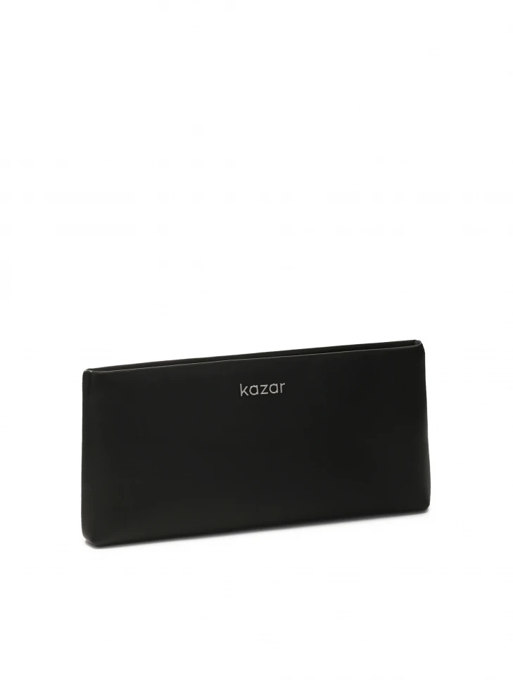 Kazar Minimalist Black Clutch Handbag