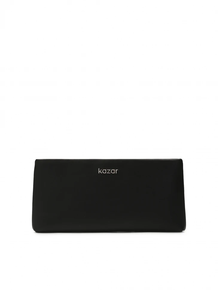 kazar Minimalist black clutch handbag