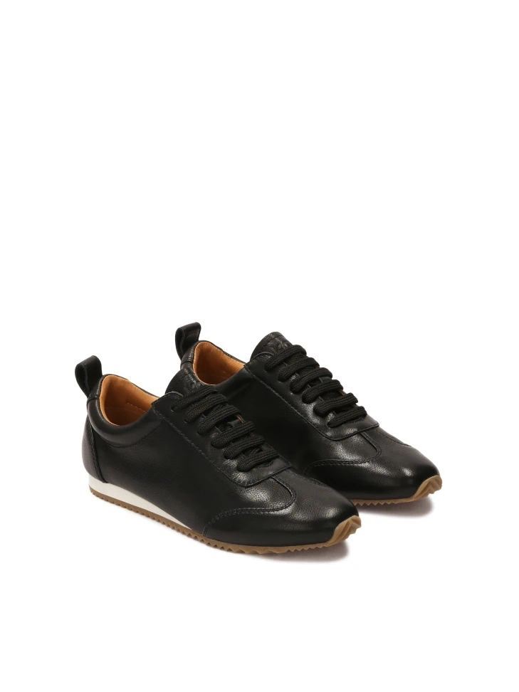 Kazar Minimalist Black Sneakers