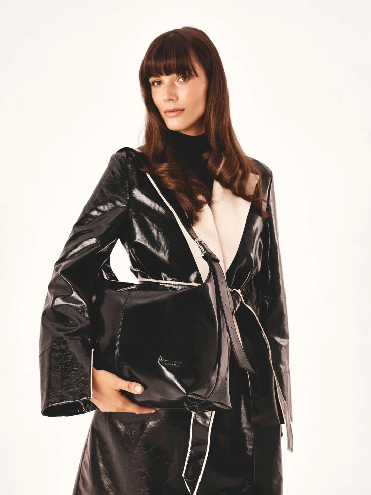 Kazar Minimalist Handbag With Shoulder Strap