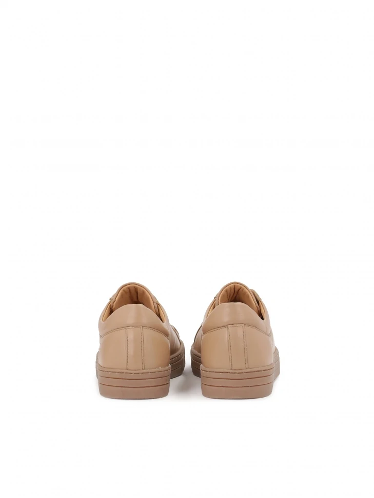 Kazar Minimalist Light Brown Sneakers