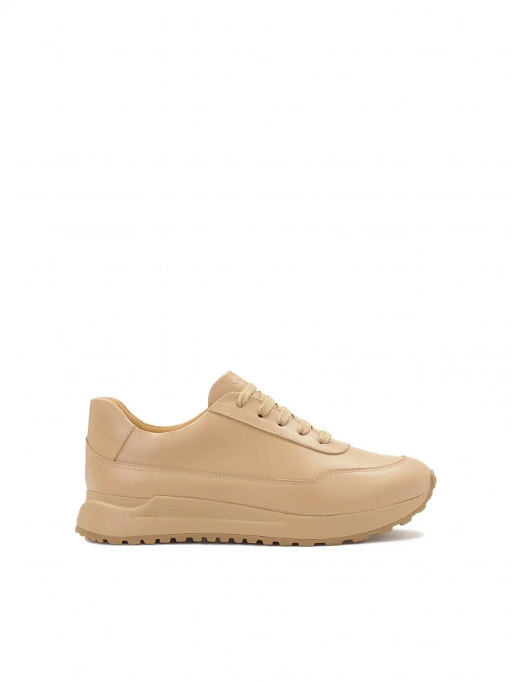 kazar Minimalist sneakers in beige color