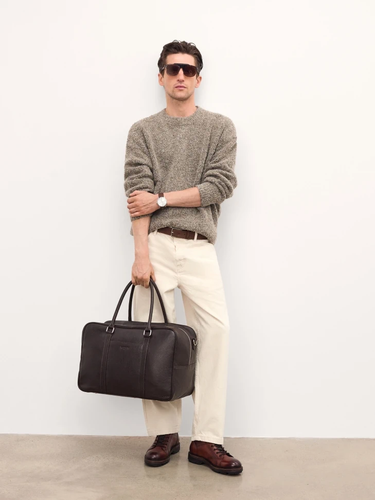 Kazar Minimalist Watch With Brown Strap