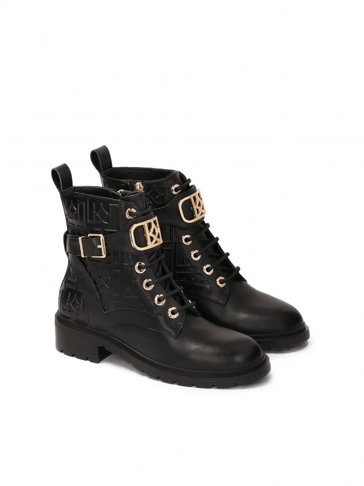 Kazar Monogram-decorated Boots
