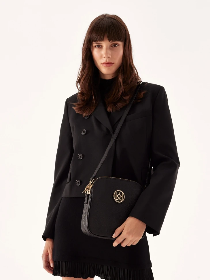 Kazar Monogrammed Leather Letter Purse