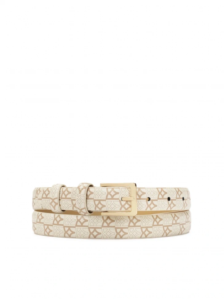 kazar Monogrammed patterned belt