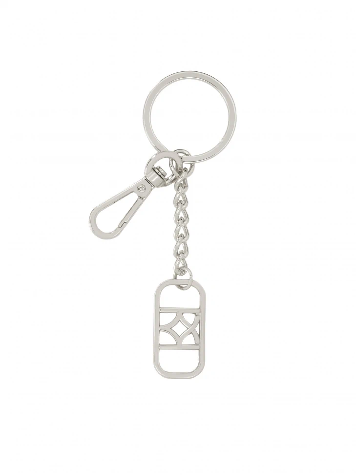 Kazar Monogrammed Pendant In Silver