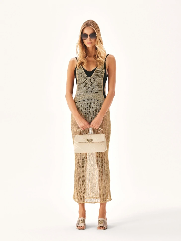 Kazar Mules On Wide Heel With Airy Mesh Material