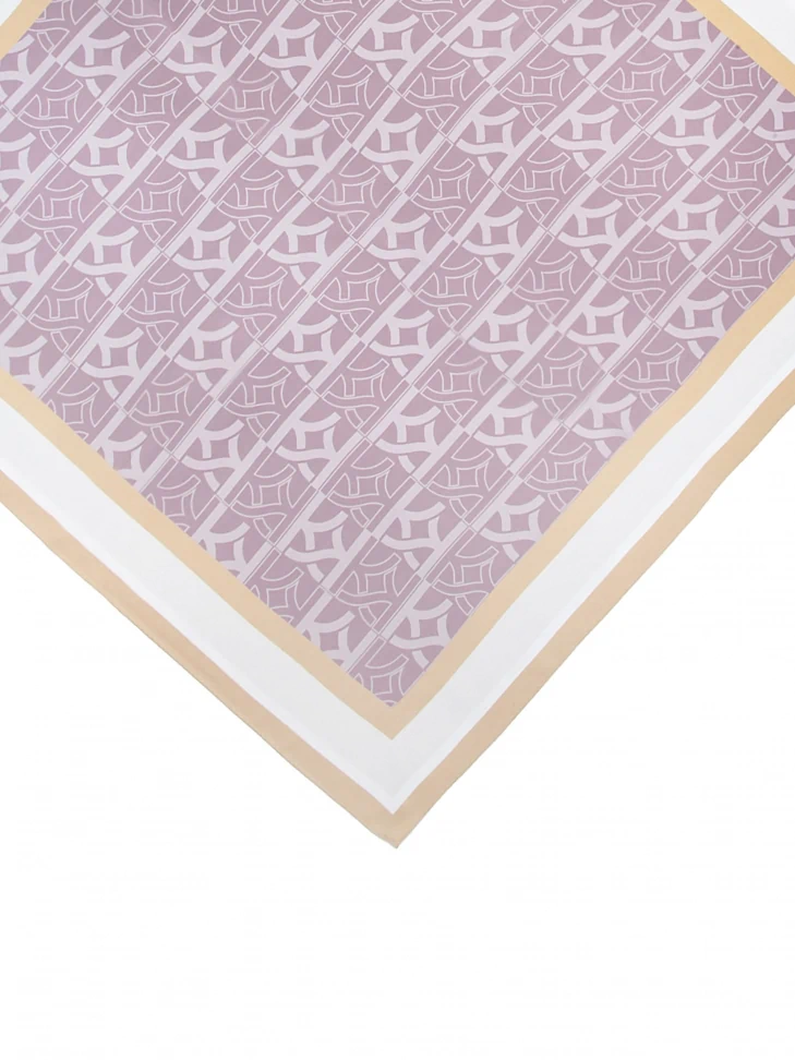 Kazar Multi-coloured Silk Neckerchief In Monograms