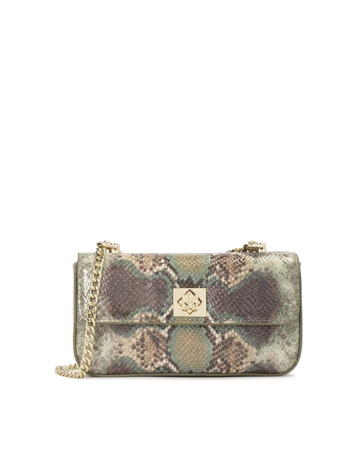 kazar Multicolored snake pattern handbag