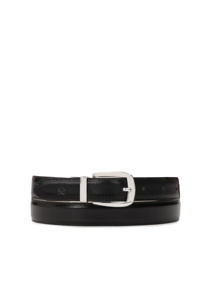 Kazar Narrow Gray And Black Double-sided Stripe