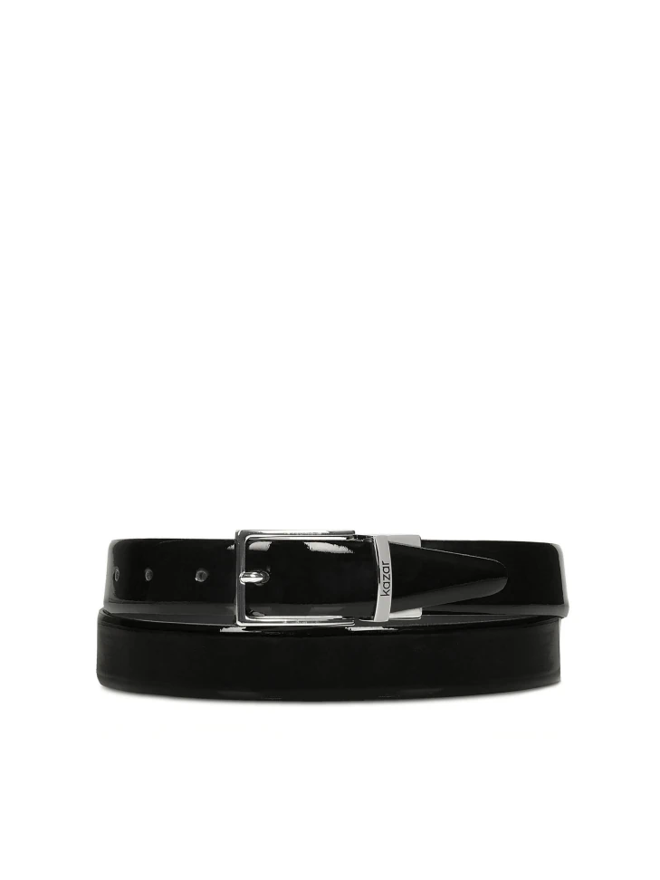 kazar Navy blue and black reversible belt
