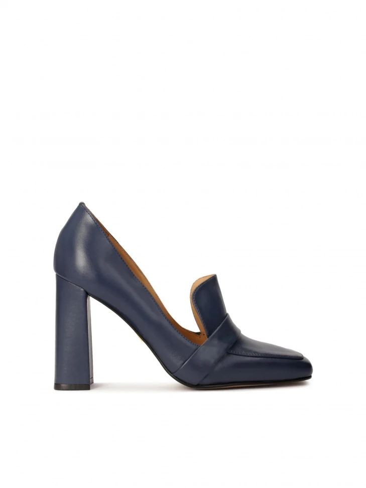 kazar Navy blue high-top pumps