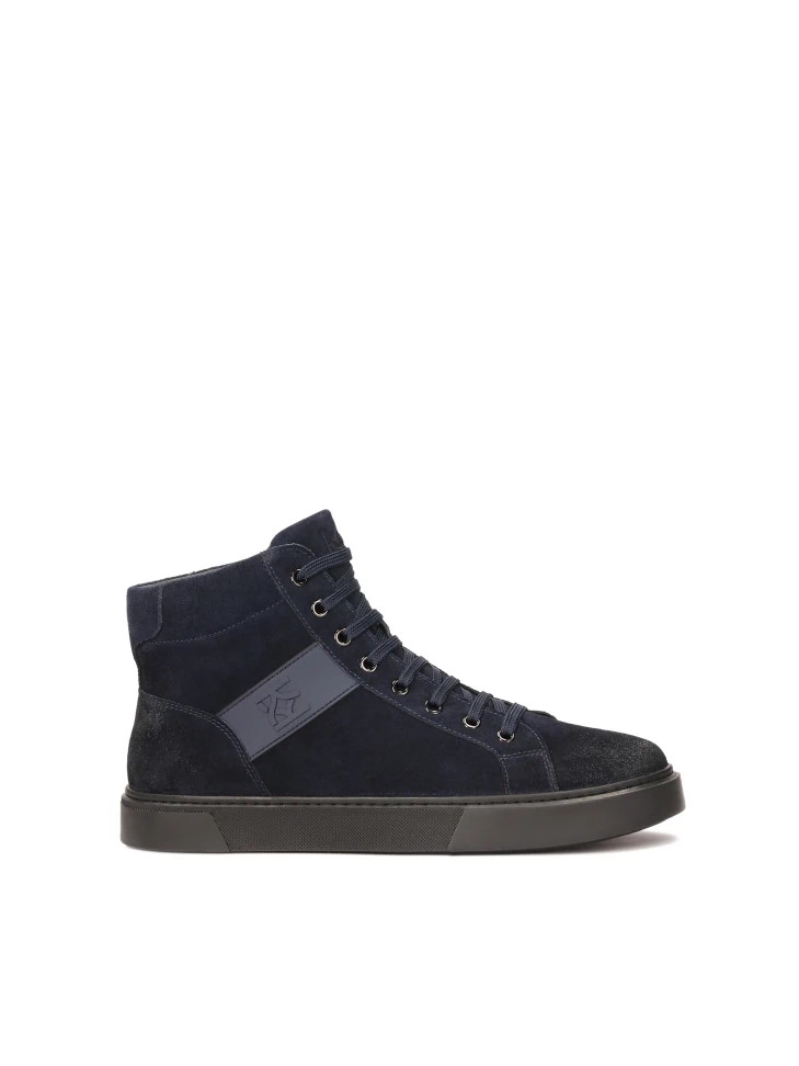 kazar Navy blue high top sneakers